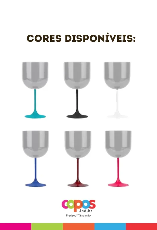 Taça de Gin Bicolor Taça de Gin Bicolor